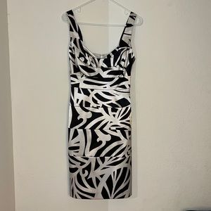 White House Black Market perfect for wedding black and white dress